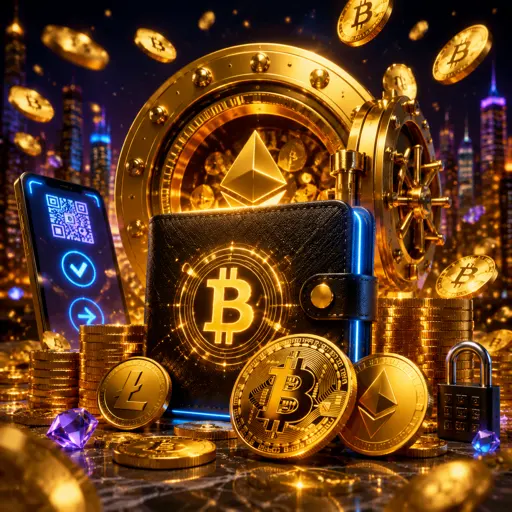 Carteira de criptomoedas com saldo em USDT e Bitcoin para apostar com cripto